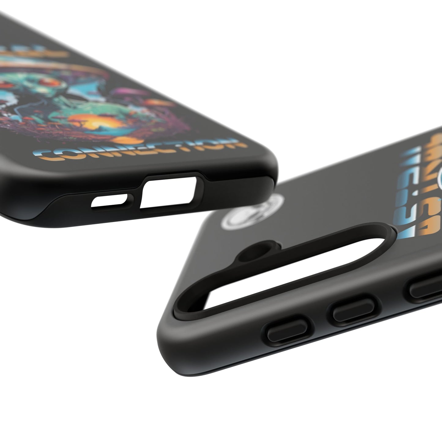 Astral Connection Phone Case - Cosmic Alien Design, Durable Tough Cases for Sci-Fi Lovers