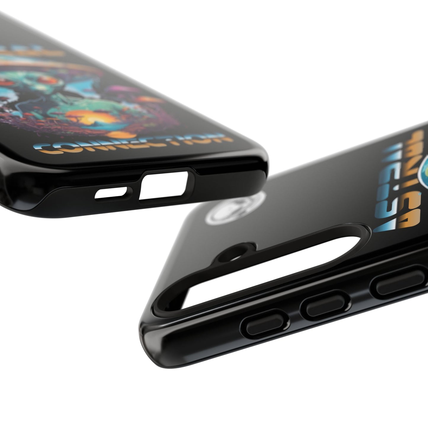 Astral Connection Phone Case - Cosmic Alien Design, Durable Tough Cases for Sci-Fi Lovers