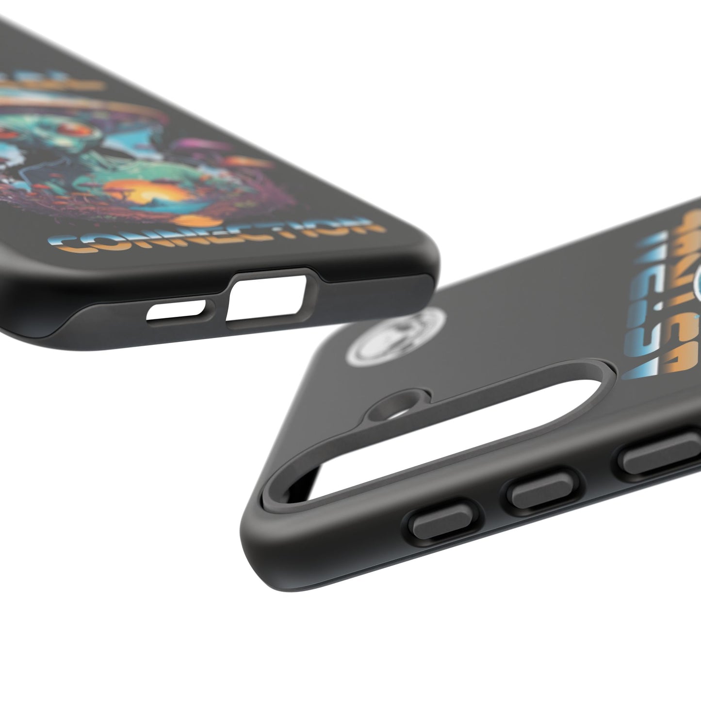 Astral Connection Phone Case - Cosmic Alien Design, Durable Tough Cases for Sci-Fi Lovers