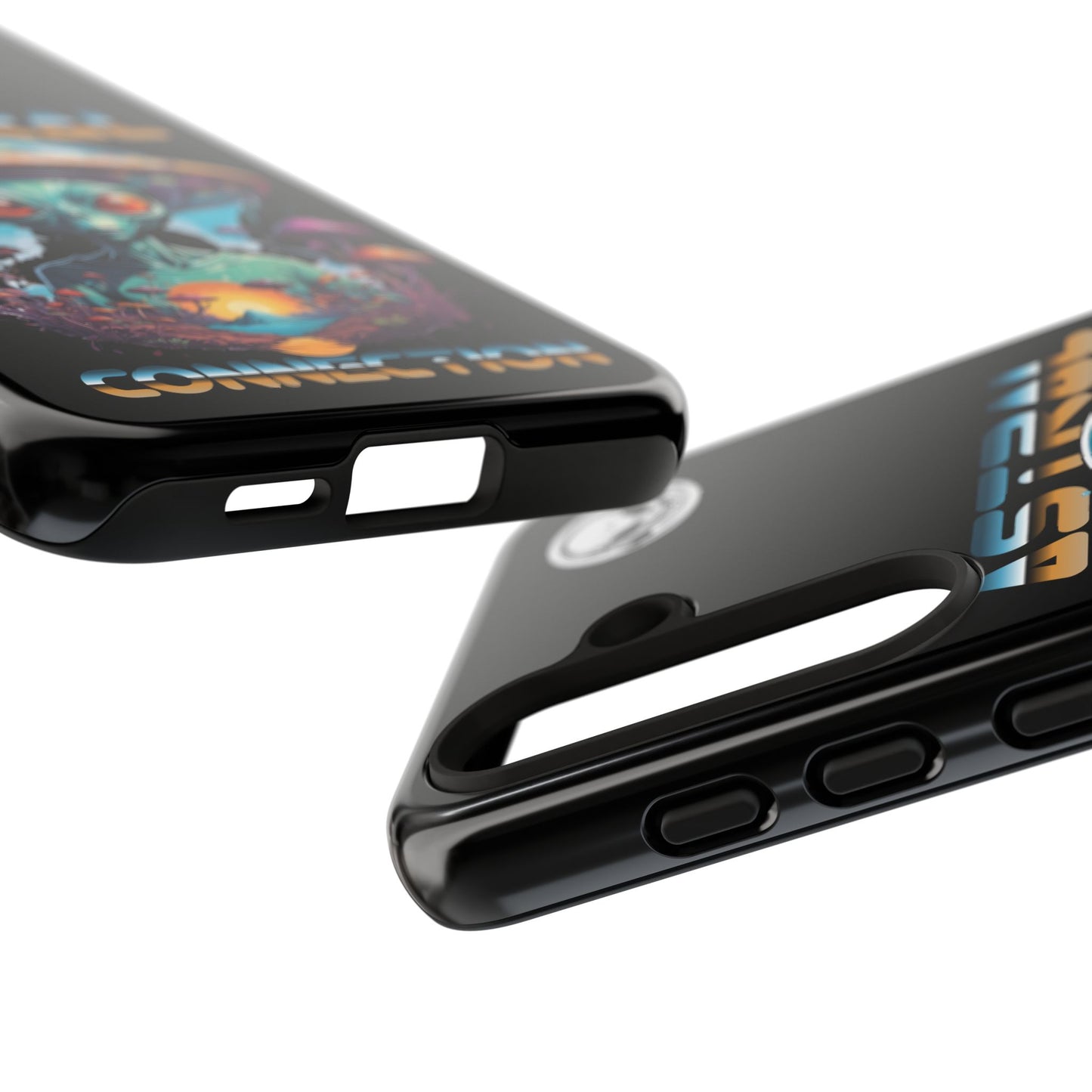 Astral Connection Phone Case - Cosmic Alien Design, Durable Tough Cases for Sci-Fi Lovers