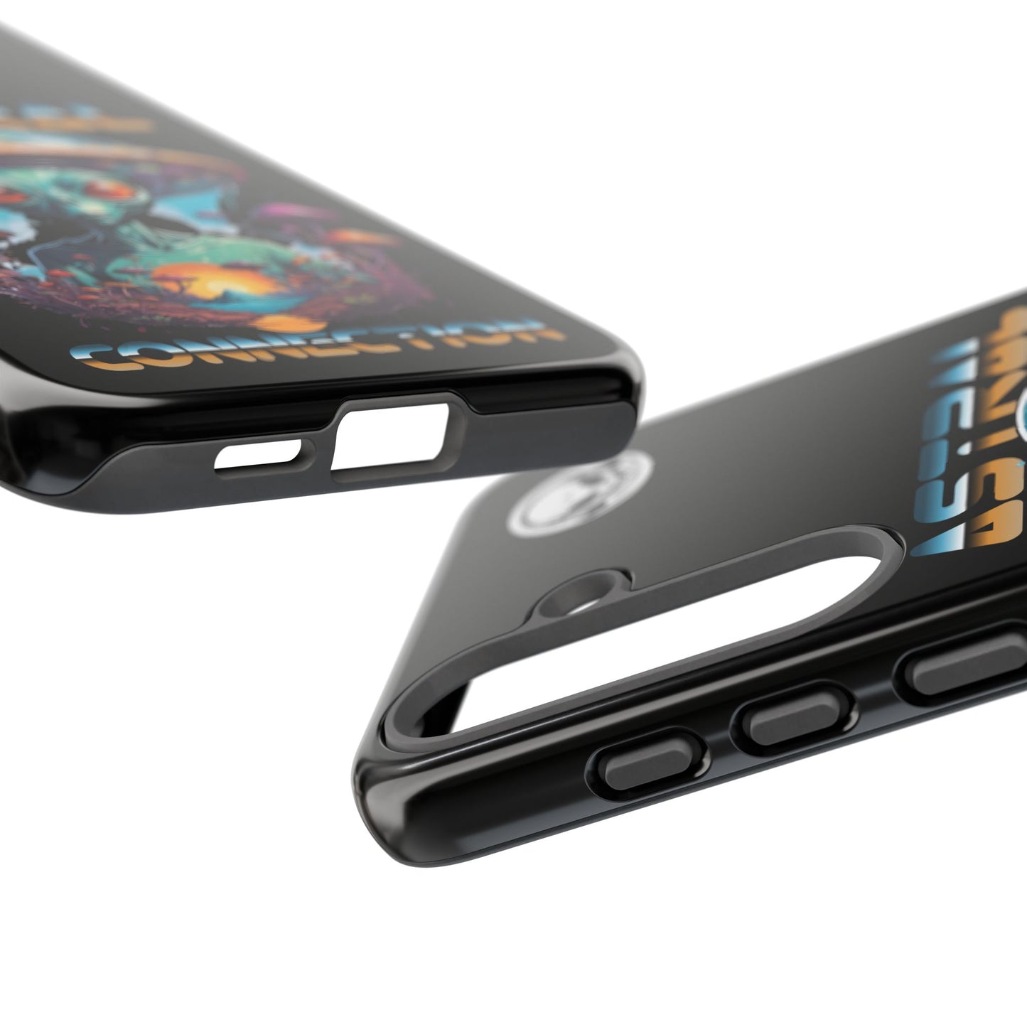 Astral Connection Phone Case - Cosmic Alien Design, Durable Tough Cases for Sci-Fi Lovers