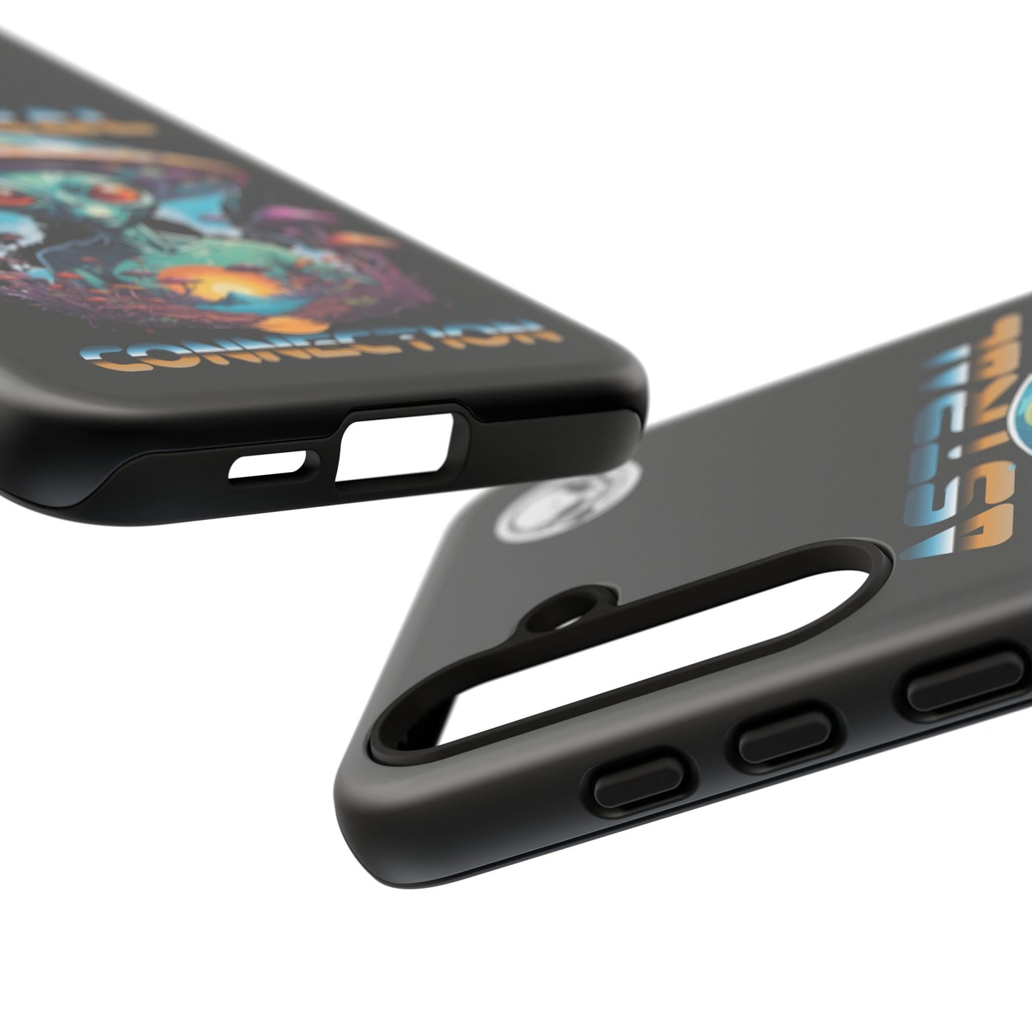 Astral Connection Phone Case - Cosmic Alien Design, Durable Tough Cases for Sci-Fi Lovers