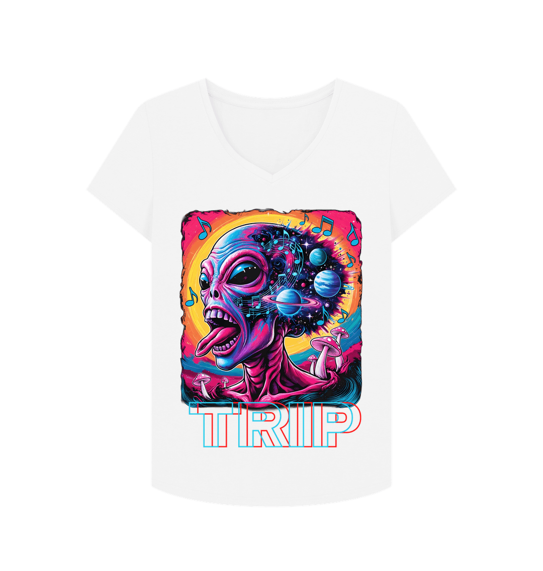 White Printed T-shirt