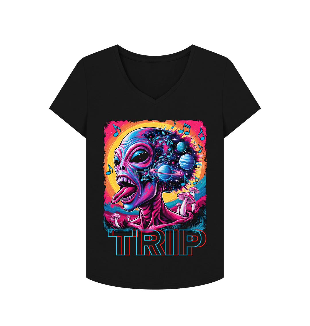 Black Printed T-shirt