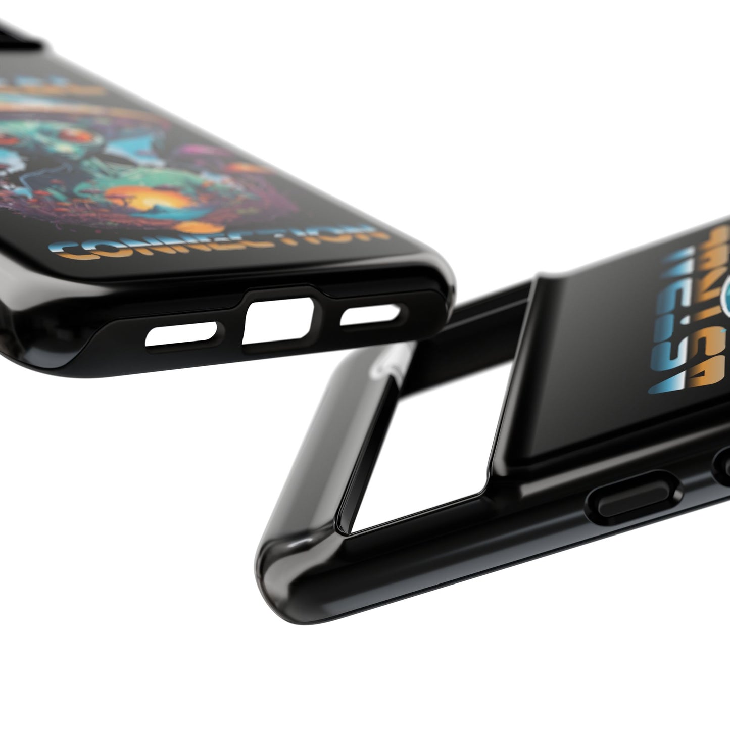 Astral Connection Phone Case - Cosmic Alien Design, Durable Tough Cases for Sci-Fi Lovers