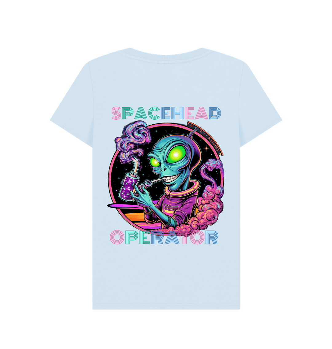 Sky Blue Printed T-shirt