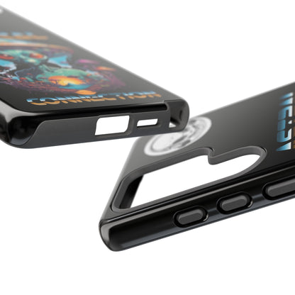 Astral Connection Phone Case - Cosmic Alien Design, Durable Tough Cases for Sci-Fi Lovers