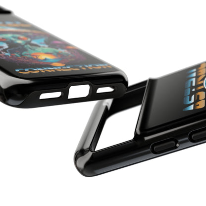 Astral Connection Phone Case - Cosmic Alien Design, Durable Tough Cases for Sci-Fi Lovers