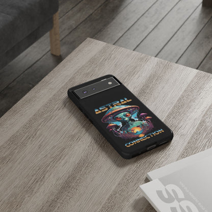 Astral Connection Phone Case - Cosmic Alien Design, Durable Tough Cases for Sci-Fi Lovers