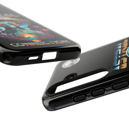 Astral Connection Phone Case - Cosmic Alien Design, Durable Tough Cases for Sci-Fi Lovers