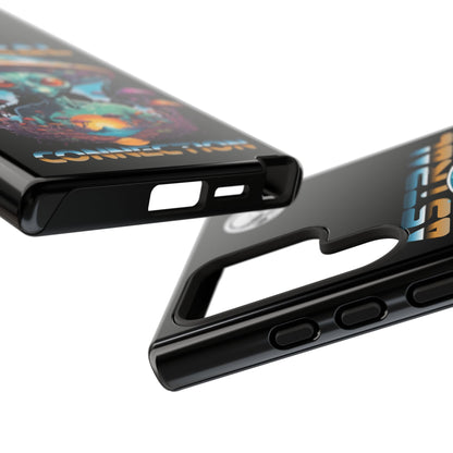 Astral Connection Phone Case - Cosmic Alien Design, Durable Tough Cases for Sci-Fi Lovers