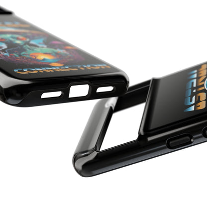Astral Connection Phone Case - Cosmic Alien Design, Durable Tough Cases for Sci-Fi Lovers
