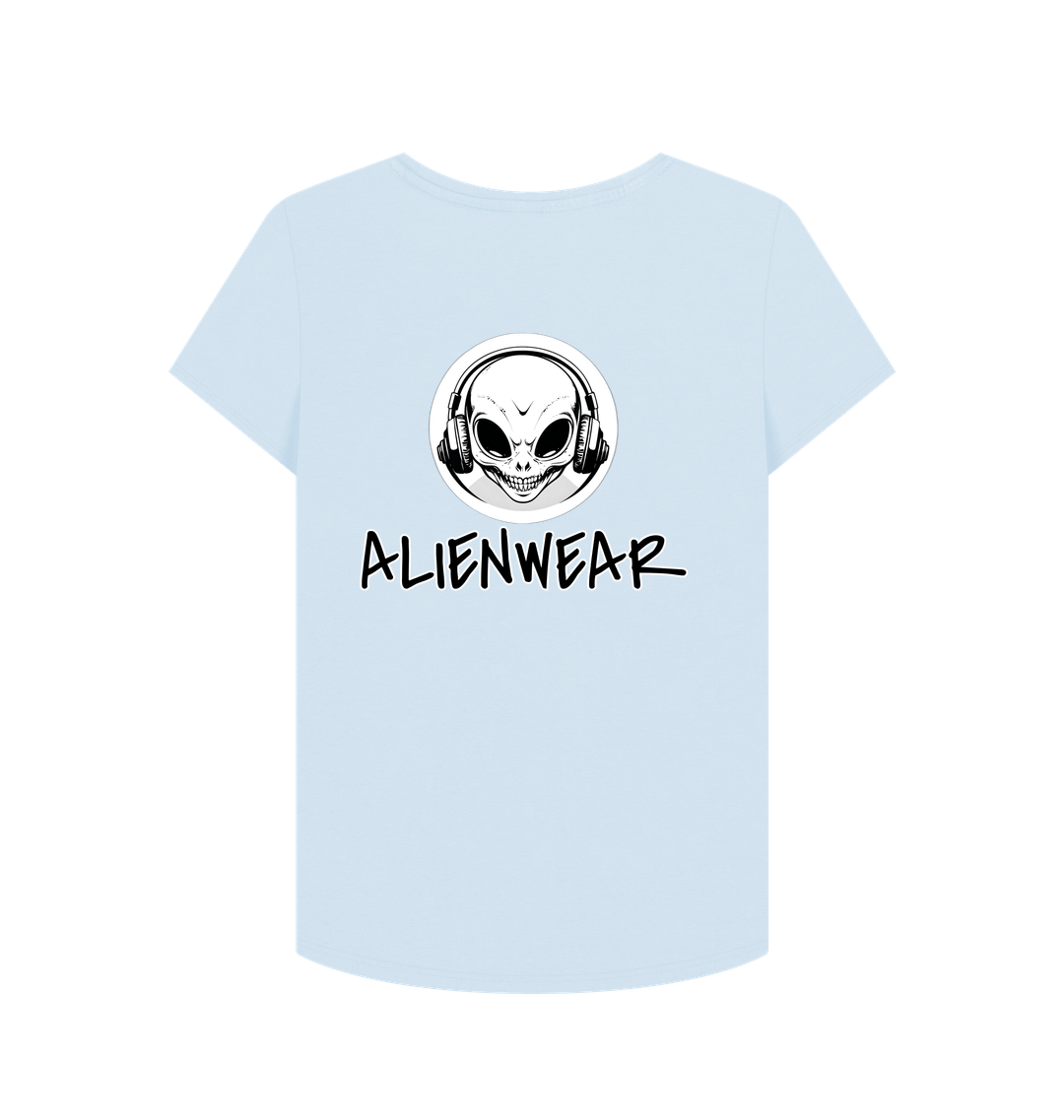 Sky Blue Printed T-shirt