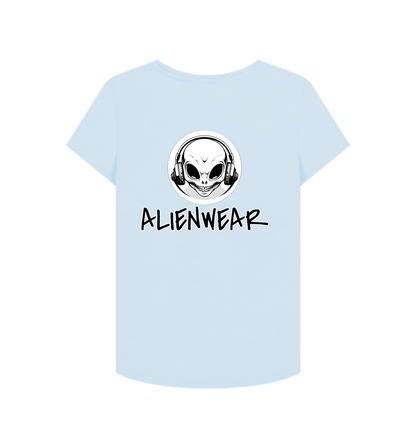 Sky Blue Printed T-shirt