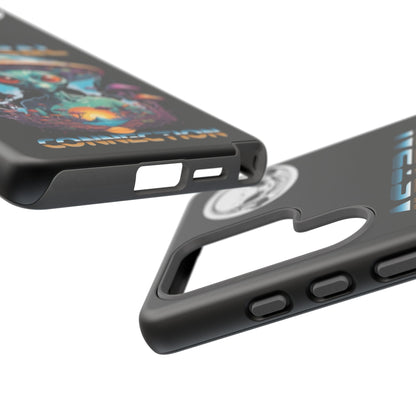 Astral Connection Phone Case - Cosmic Alien Design, Durable Tough Cases for Sci-Fi Lovers