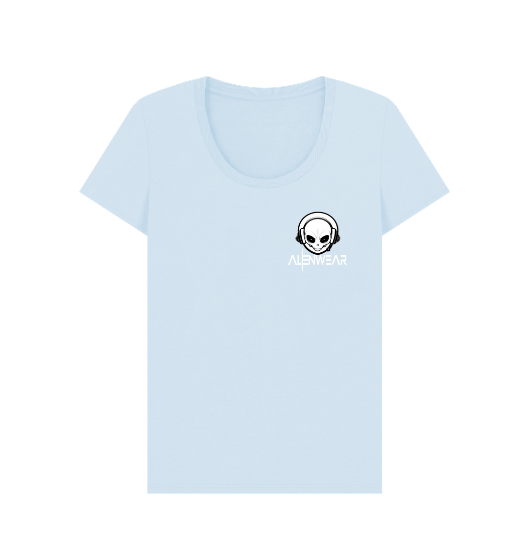 Sky Blue Printed T-shirt