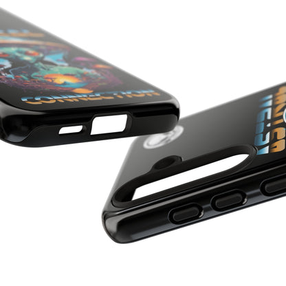 Astral Connection Phone Case - Cosmic Alien Design, Durable Tough Cases for Sci-Fi Lovers