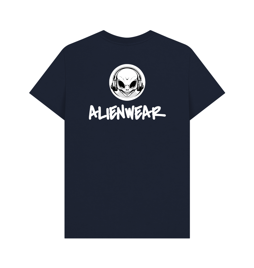 Navy Blue Printed T-shirt
