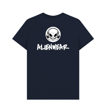 Navy Blue Printed T-shirt