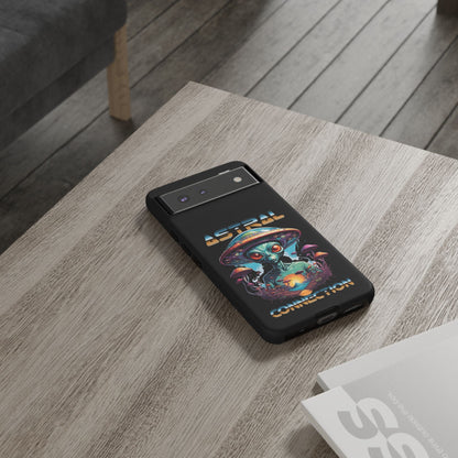 Astral Connection Phone Case - Cosmic Alien Design, Durable Tough Cases for Sci-Fi Lovers