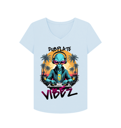 Sky Blue Printed T-shirt