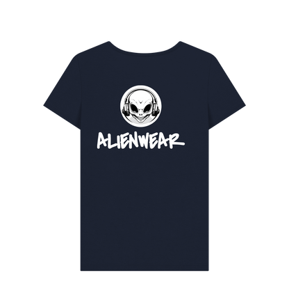 Navy Blue Printed T-shirt